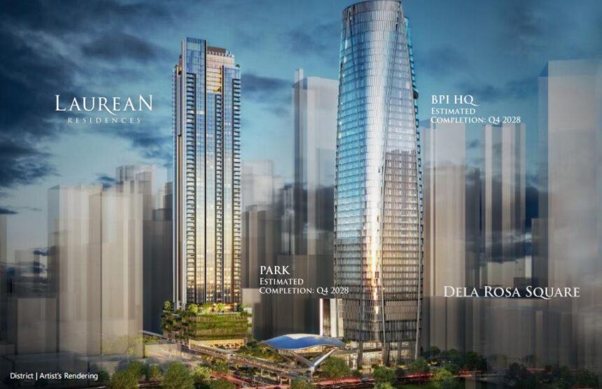 Laurean Residences beside new BPI HQ