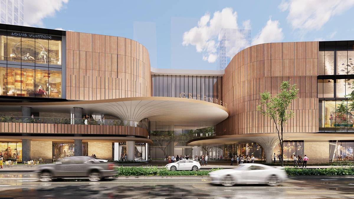 Artist's Perspective for the New Greenbelt 1. Ayala Malls, Greenbelt, New Mall design